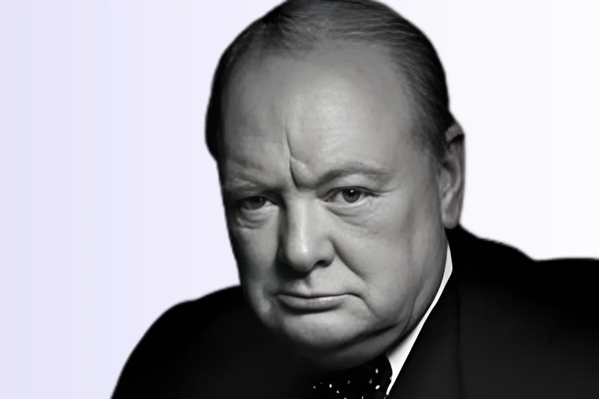 photo de Winston Churchill auteur de la citation ci dessous