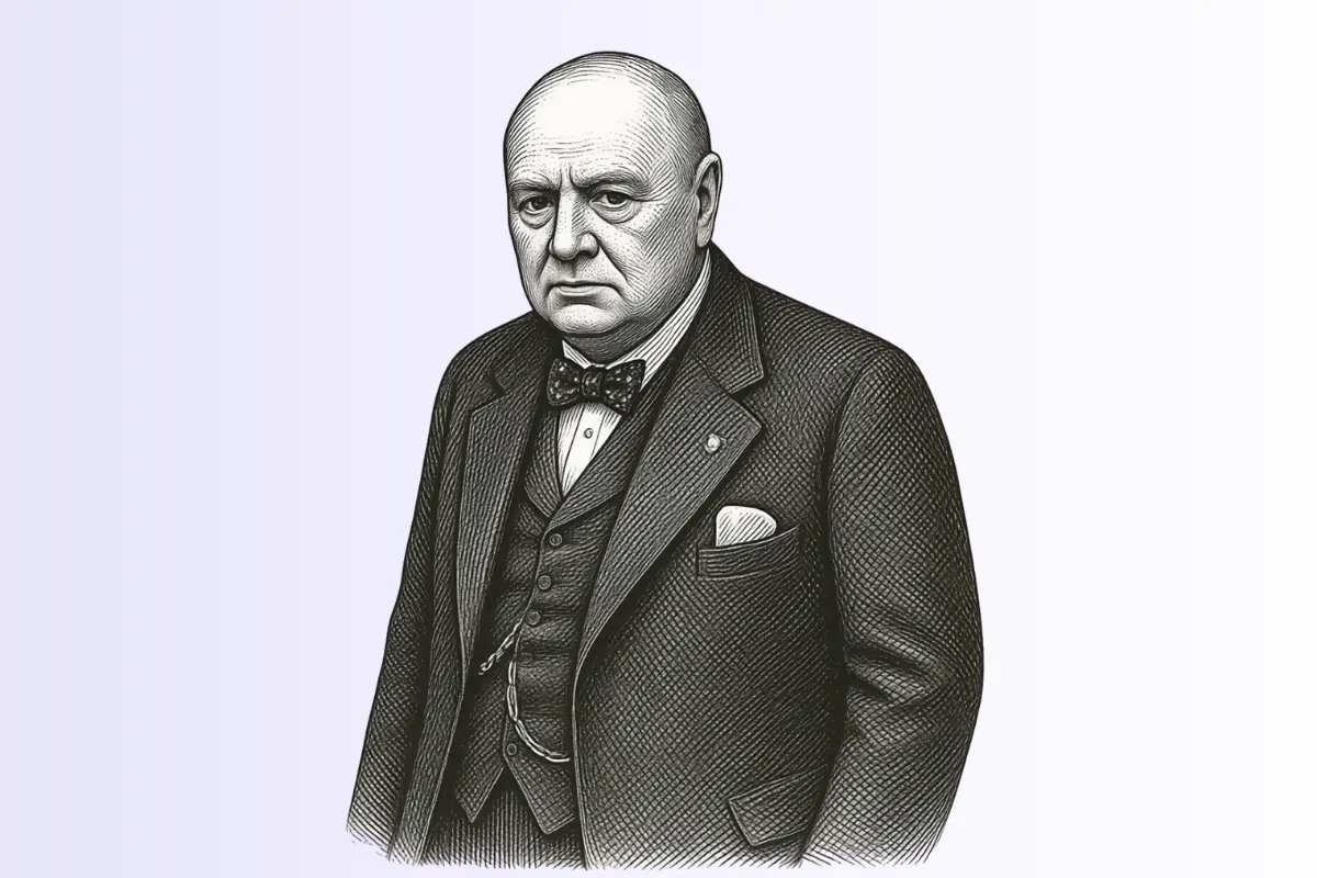 illustration de Winston Churchill auteur de la citation ci dessous