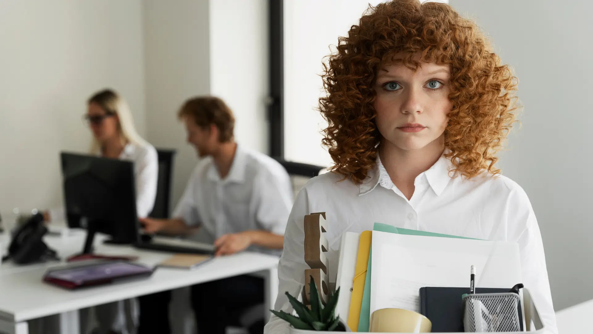 Cette jeune femme est au milieu d'une procédure de reclassement professionnel